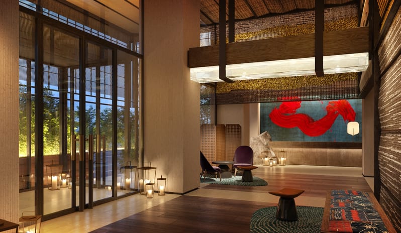 Nobu Hotel Barcelona-Main Lobby Night